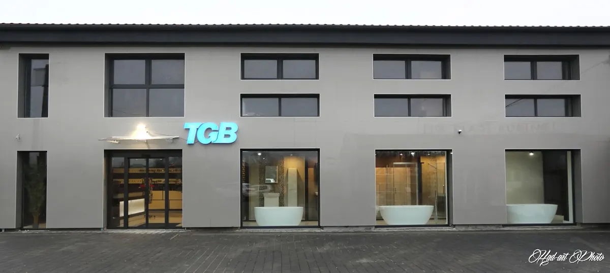 Entrance to the TGB bathroom studio in Senec