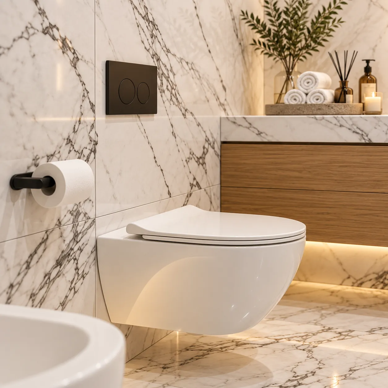 Wall-hung toilet