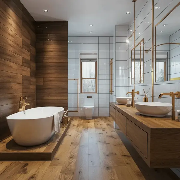 3D bathroom design — example 7
