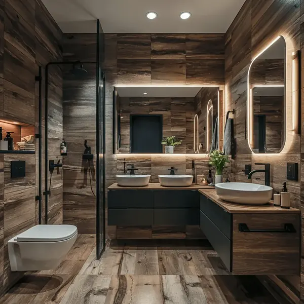 3D bathroom design — example 10