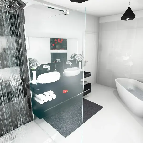 3D bathroom design — example 21